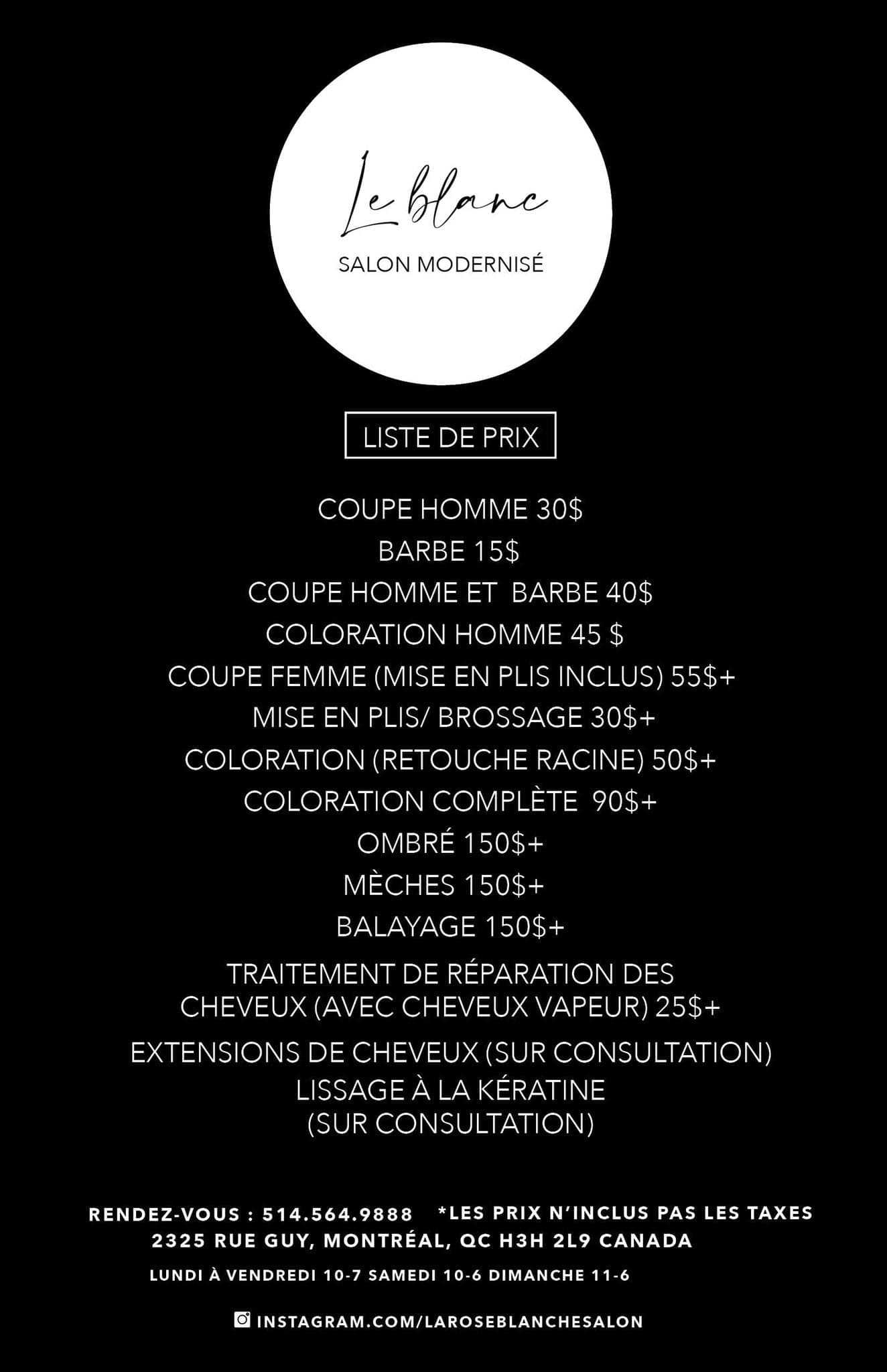 Services La Rose Blanche Un Salon Beaut Unique Services la rose blanche un salon beaut unique